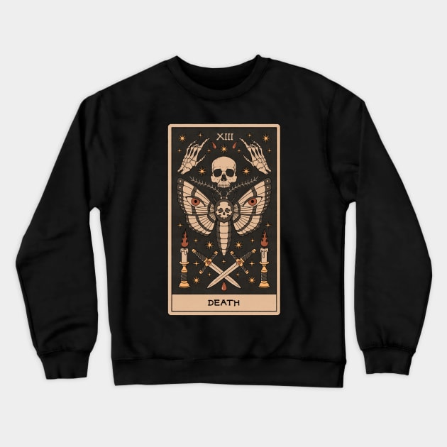 Death - Tarot Card Crewneck Sweatshirt by thiagocorrea
